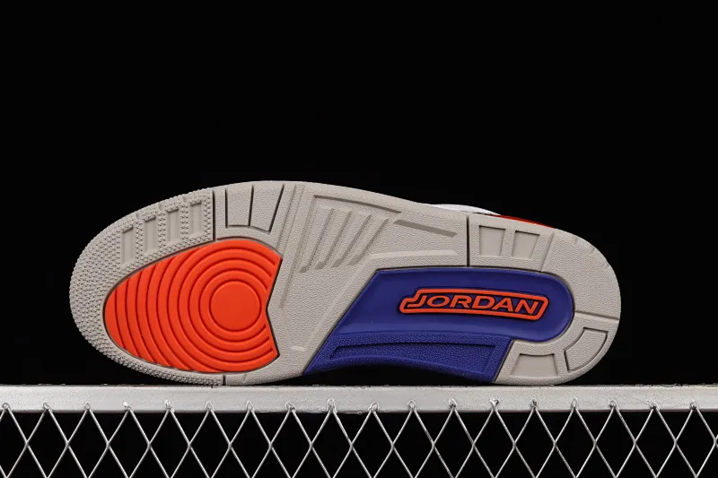 All categories Air Jordan Jordan series basketball shoes Air Jordan 3 pure original version Air Jordan 3 Retro "Knicks" AJ3 Joe 3 Knicks color matching 136064-148